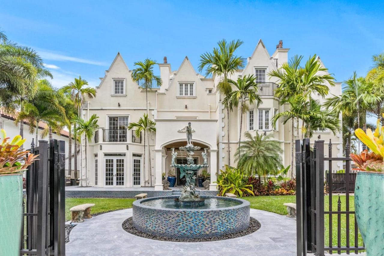 The Modern Castle Canal View Access Rooftop Living Greenhouse Vlllas Fort Lauderdale Exteriör bild